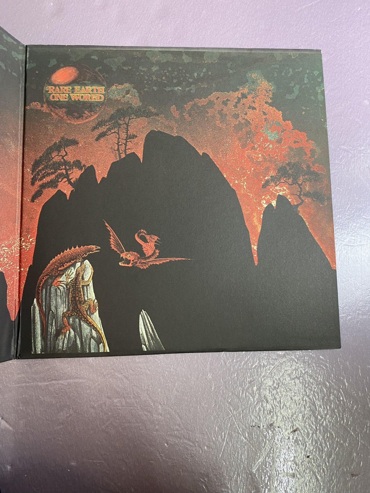 Vintage Rare Earth One World 12" Vinyl LP 1971 Ear RS-520 Psych Rock Album