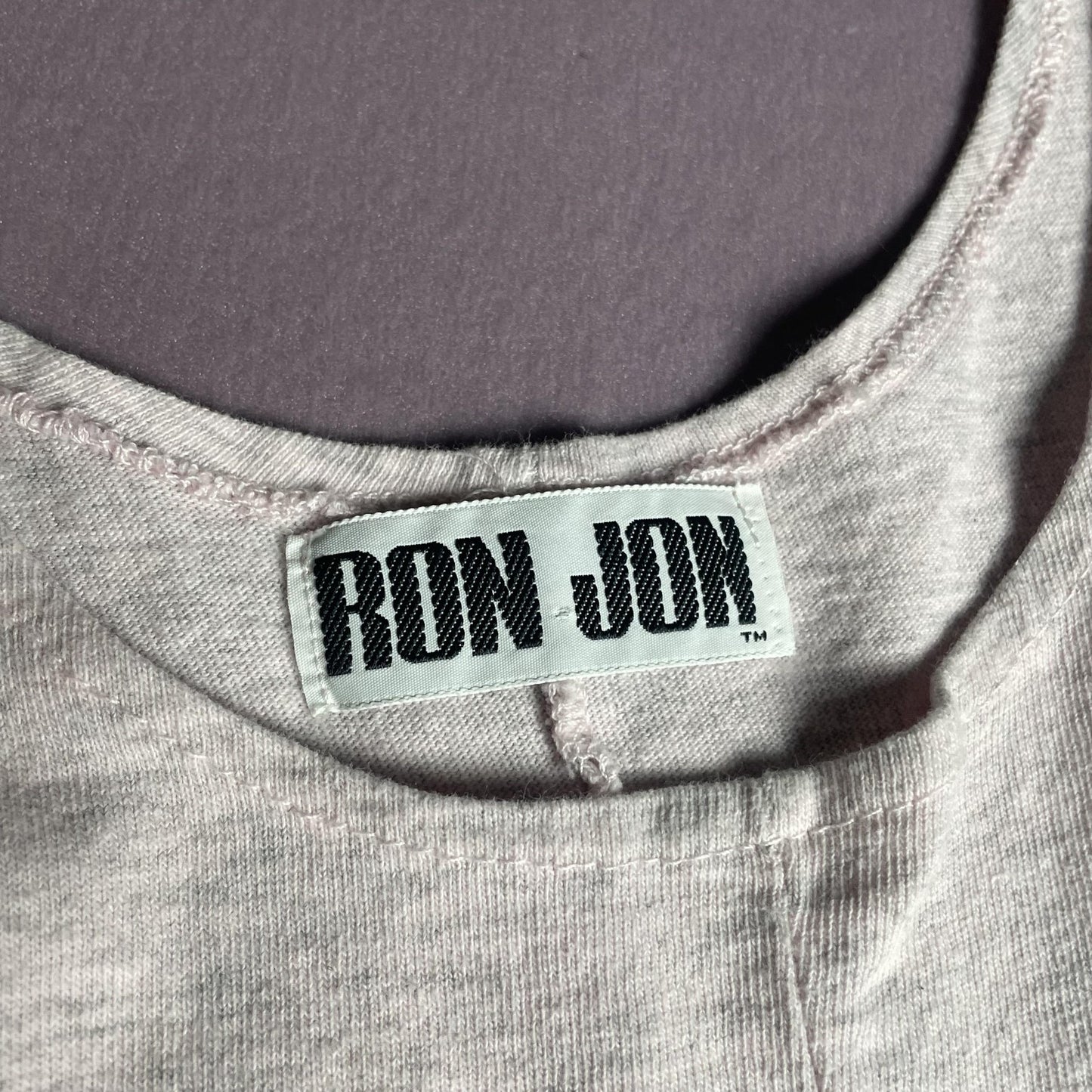 Ron Jon Surf Shop Jumpsuit Womens One Size Gray Tank Wide Leg Casual Made USA