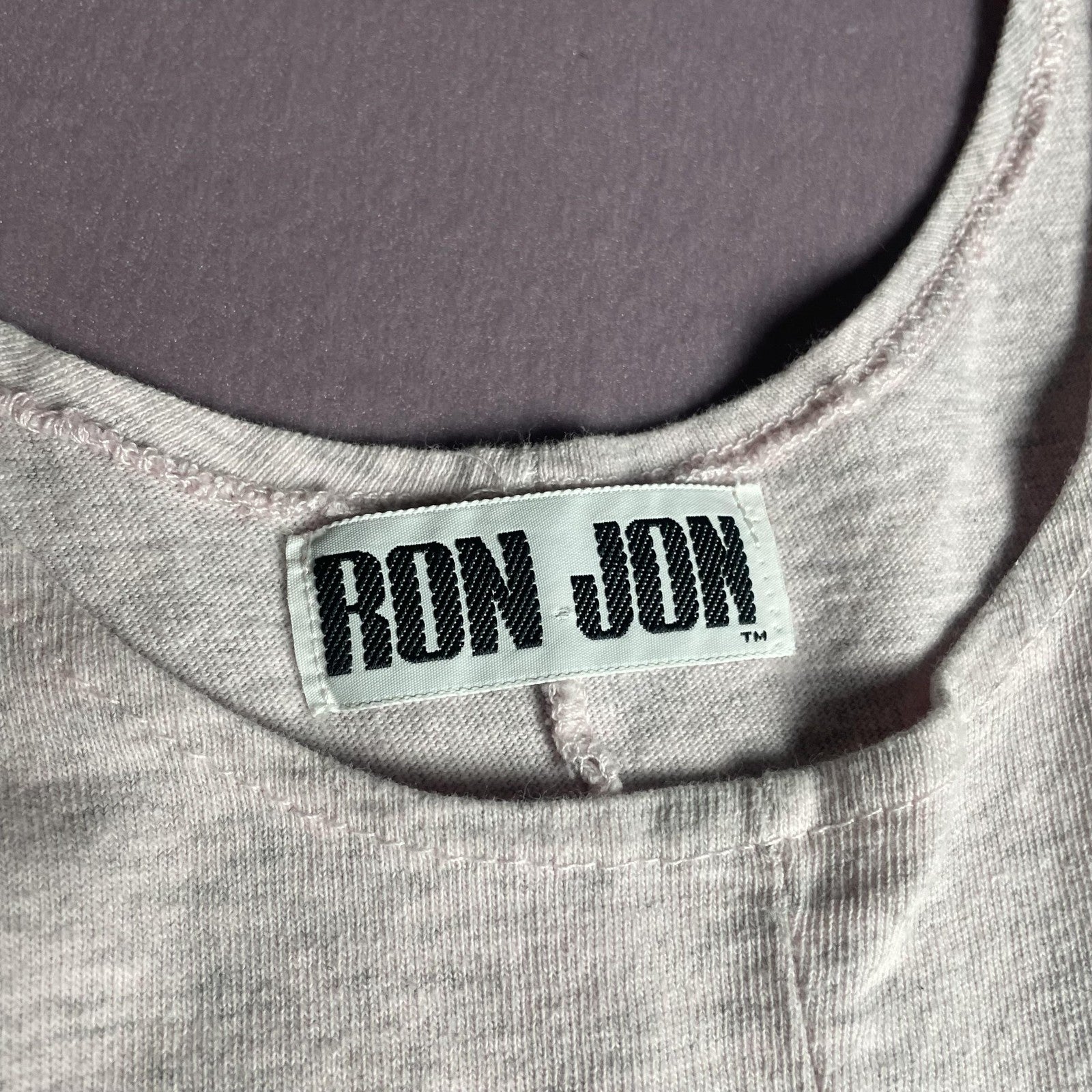Ron Jon Surf Shop Jumpsuit Womens One Size Gray Tank Wide Leg Casual Made USA