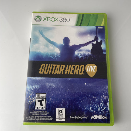 Guitar Hero Live Xbox 360 Game No Manual MINT DISCS Read Desc, See Pics Plz
