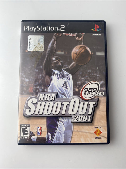 NBA ShootOut 2001 (PS2 PlayStation 2) Very Good Condition Tested