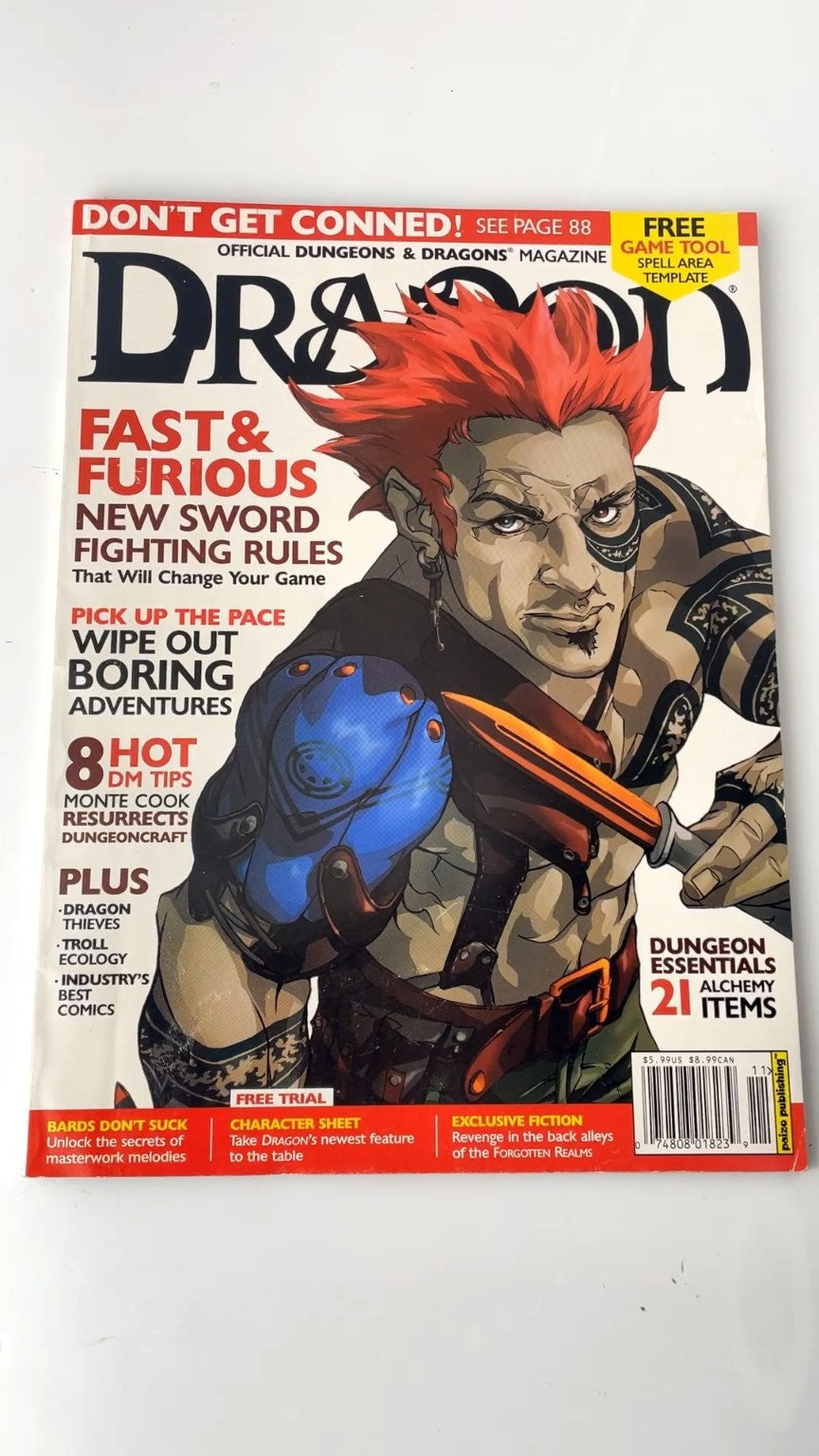 Dragon Magazine #301 November 2002 New Sword Fighting Rules Illustrated