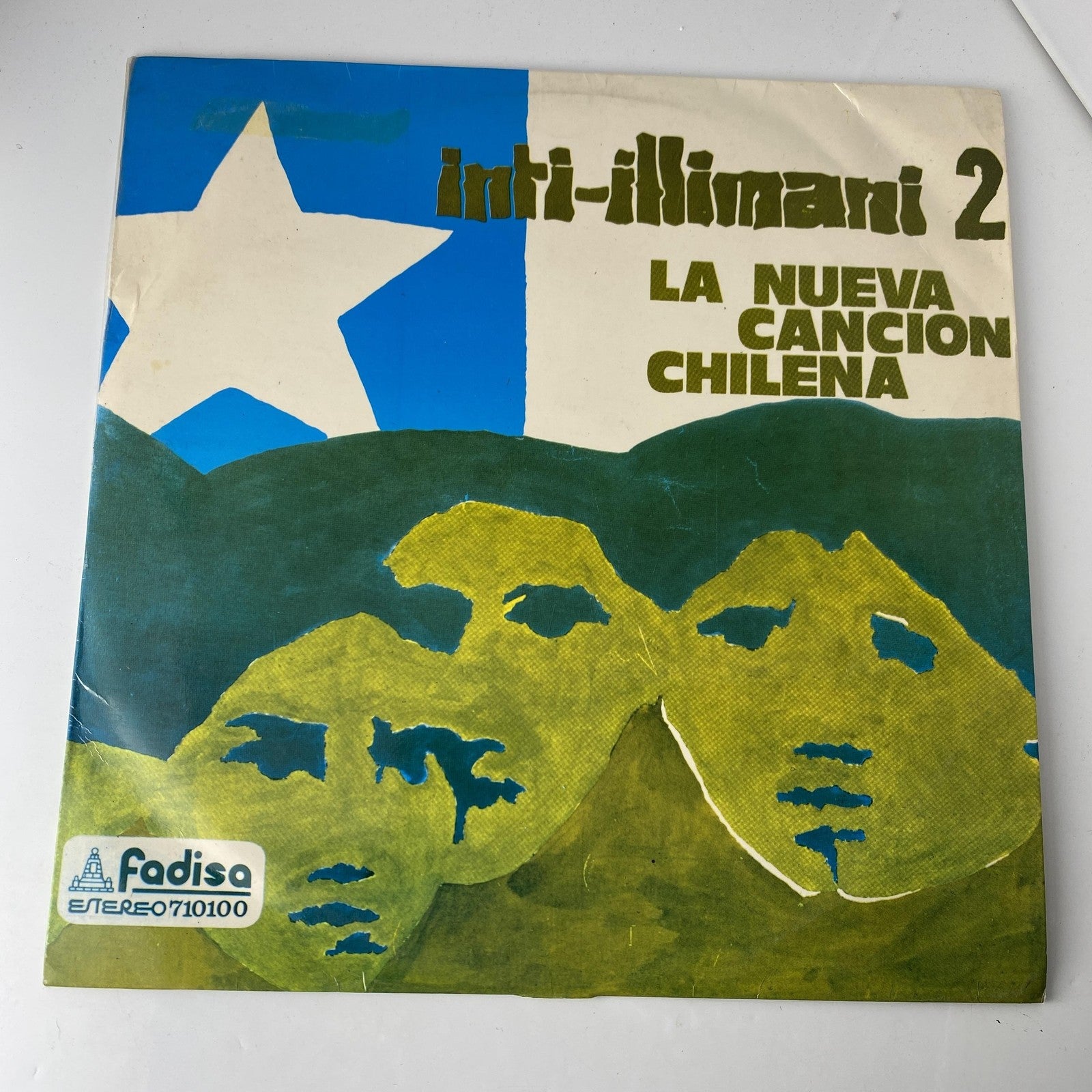 Vintage Inti Illimani 2 La Nueva Cancion Chilena 12" Vinyl LP 1973 Fadisa Folk