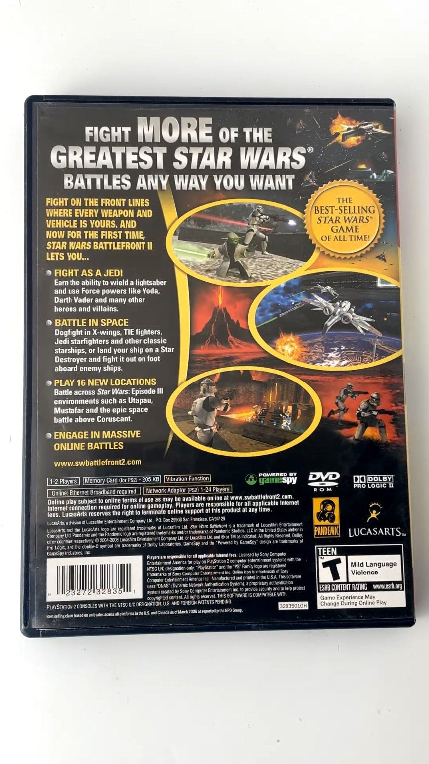 Star Wars Battlefront II Greatest Hits PlayStation 2 Video Game