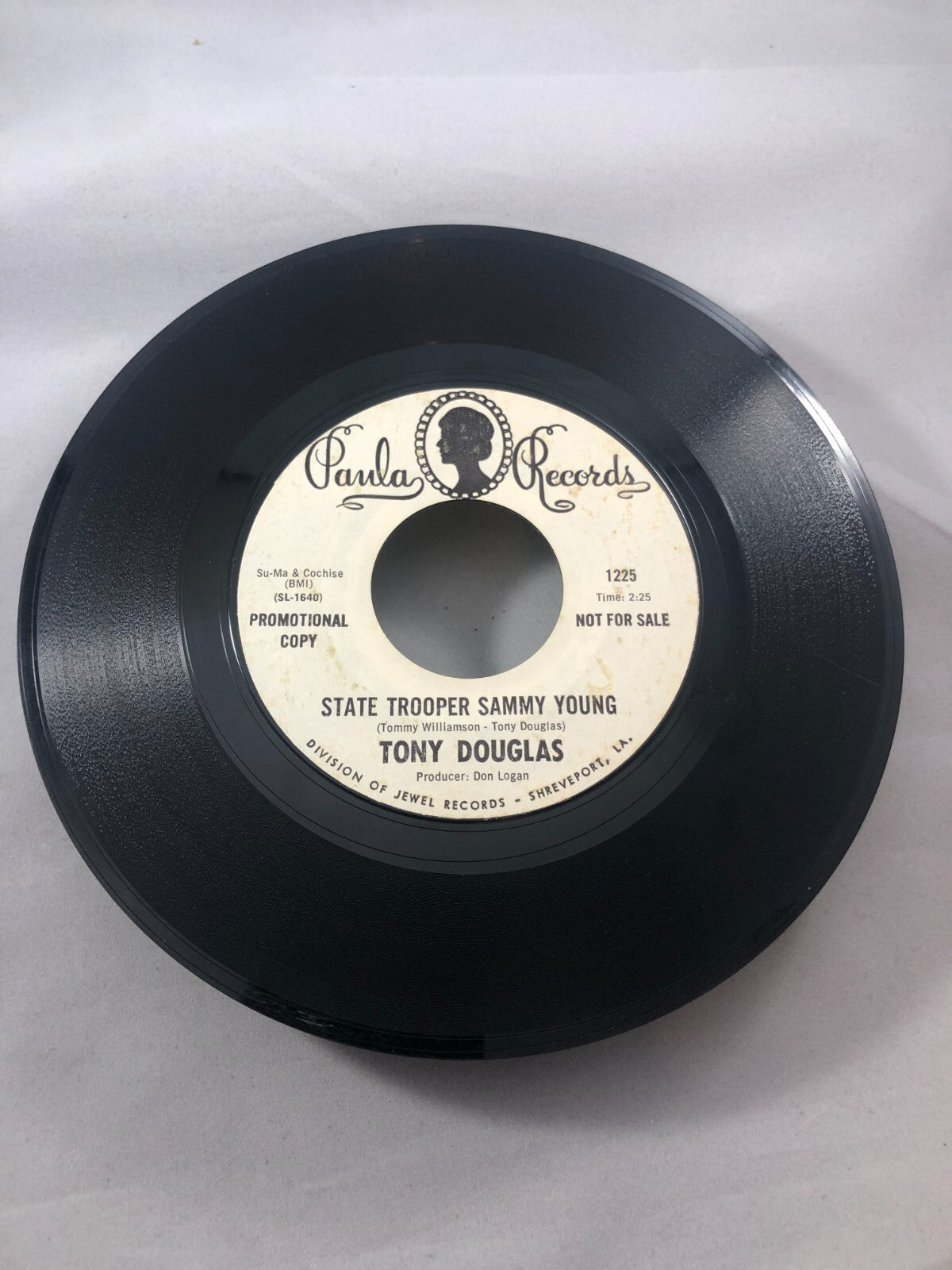 Tony Douglas : There Stands The Man, There Stands The Man 7" 45 RPM PROMO VG
