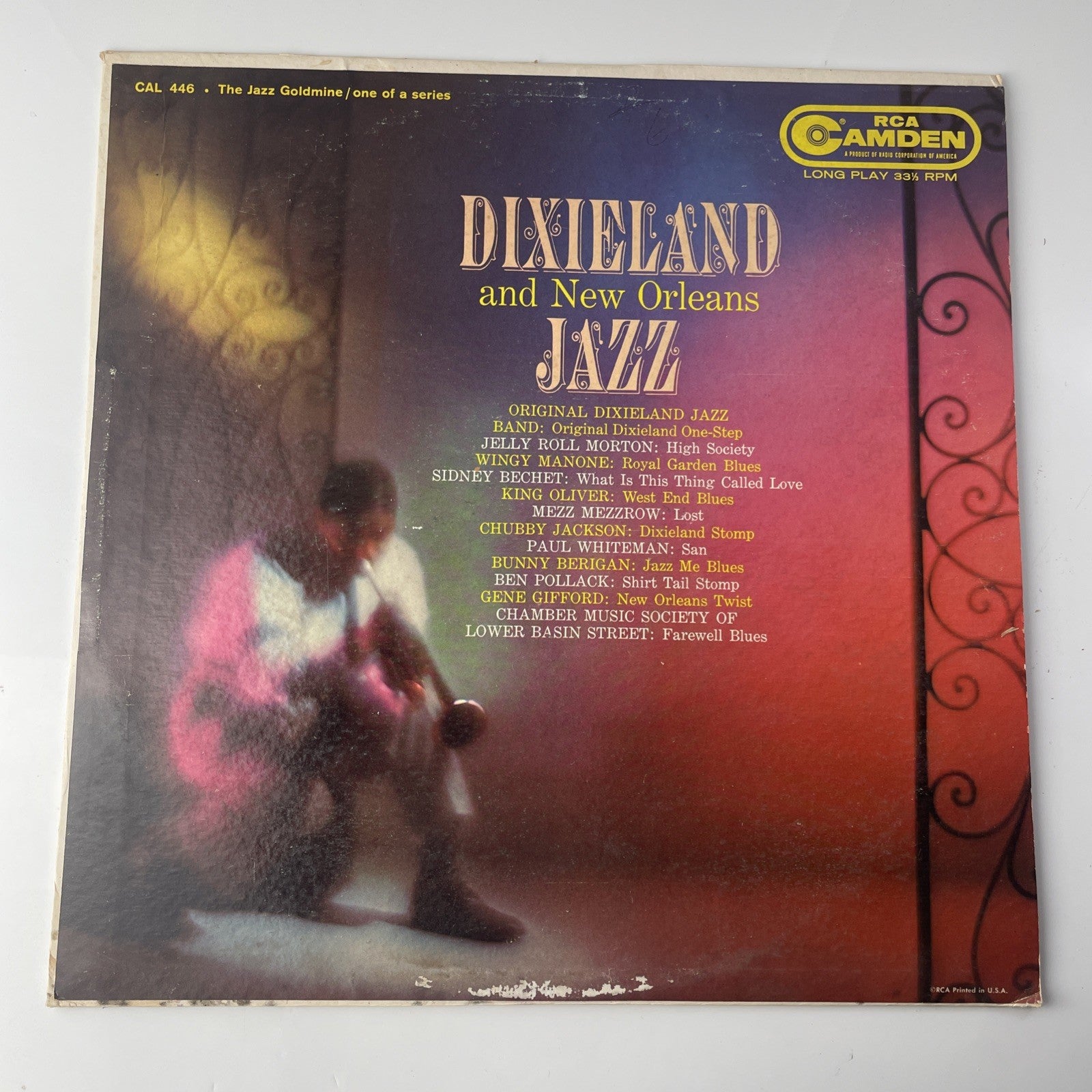 DIXIELAND AND NEW ORLEANS JAZZ CAMDEN RECORDS CAL 446