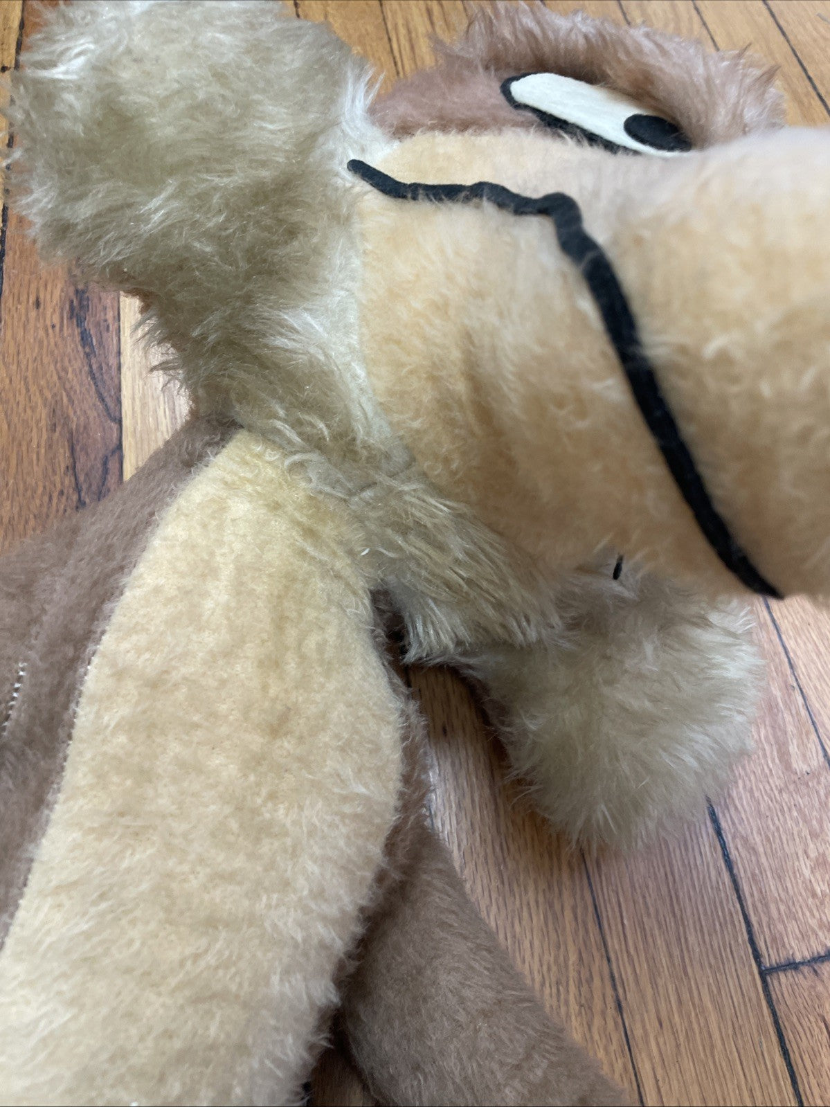 Wile E. Coyote Jumbo Vintage 40” Plush Wired Doll Warner Bros Stuffed Vtg 1971