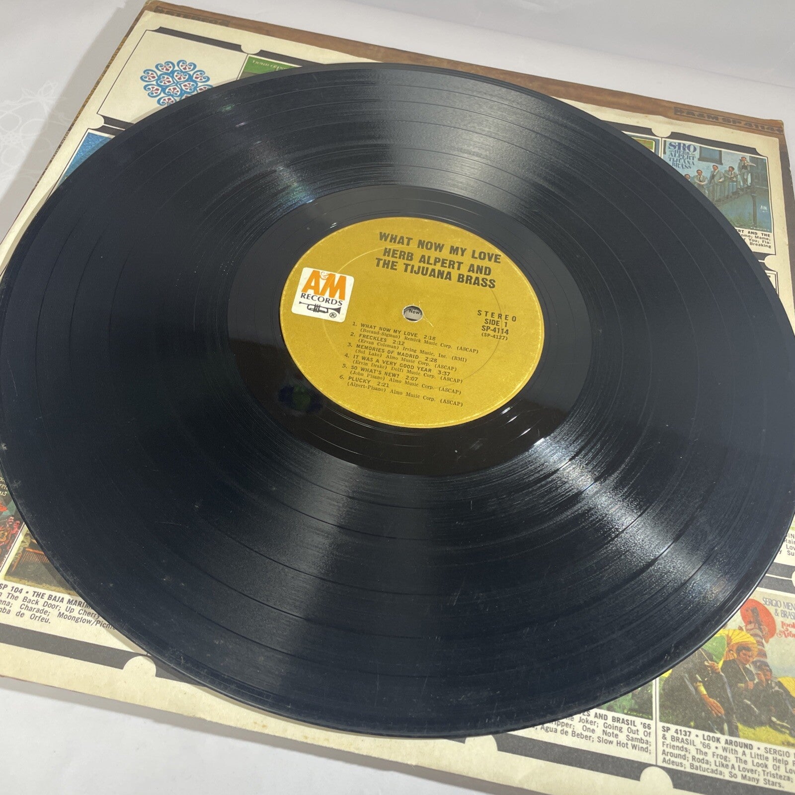 1966 Herb Alpert & The Tijuana Brass Vinyl What Now My Love LP-114 Vinyl Record