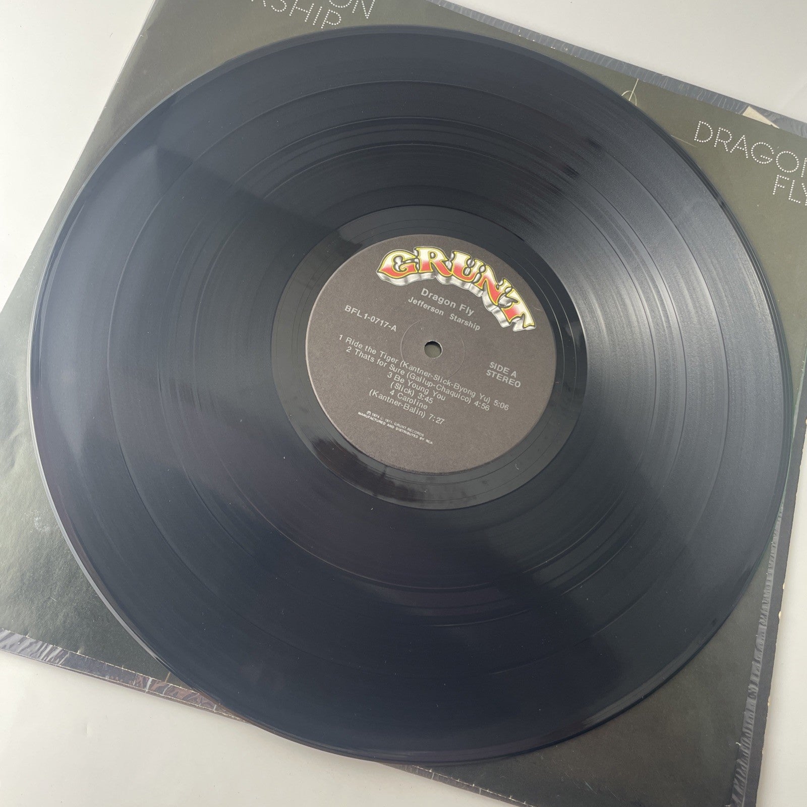Jefferson Starship ‎Dragon Fly French Press Vinyl LP BFL1-0717 1974 VG+ In Shrin