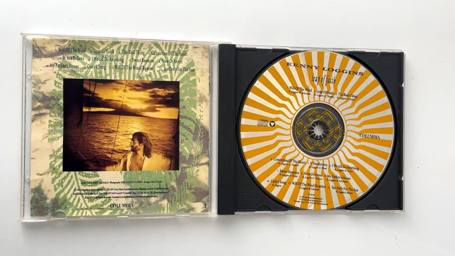 Kenny Loggins - Leap of Faith CD 1991 Columbia Pop Rock CK 46140