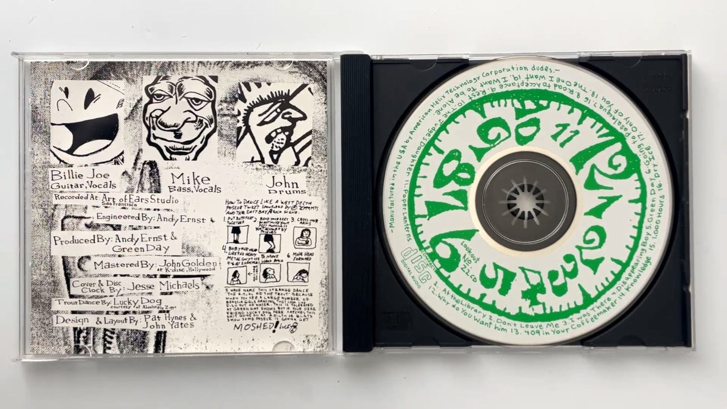 Green Day - 1,039/Smoothed Out Slappy Hours CD 1991 Punk Rock Lookout
