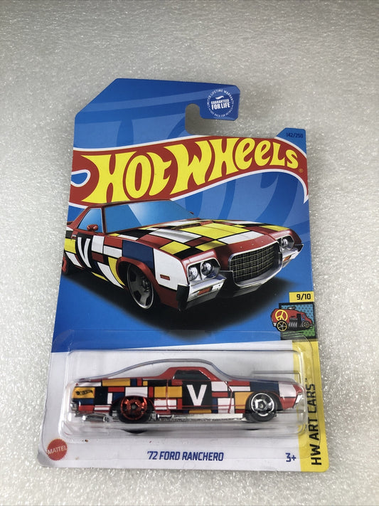 2022 Hot Wheels ‘72 Ford Ranchero HW Art Cars 9/10