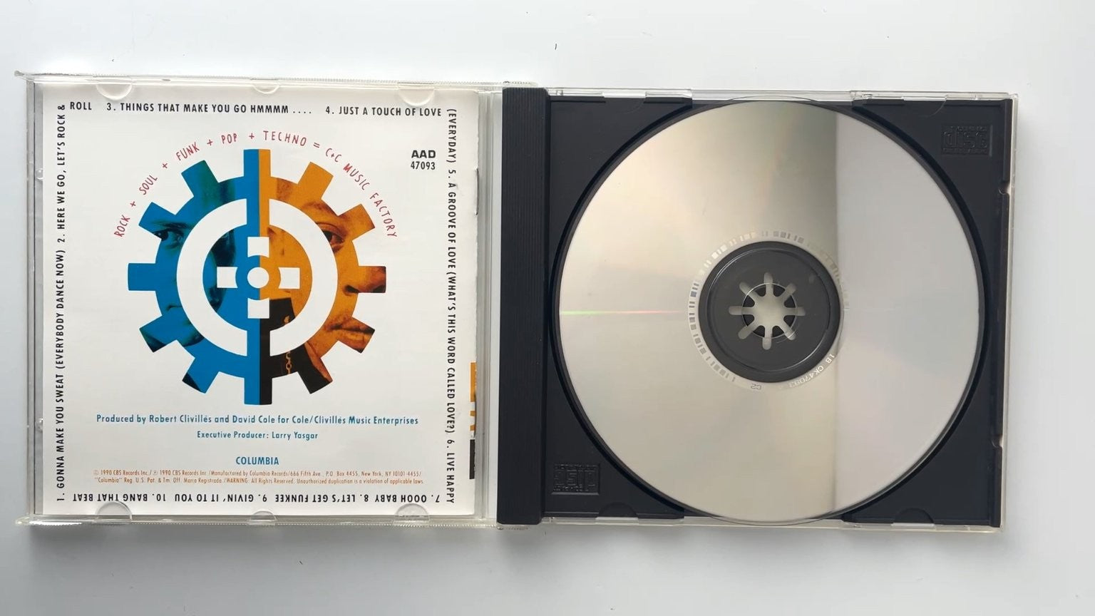 C+C Music Factory Gonna Make You Sweat CD Jewel Case 1990 Columbia