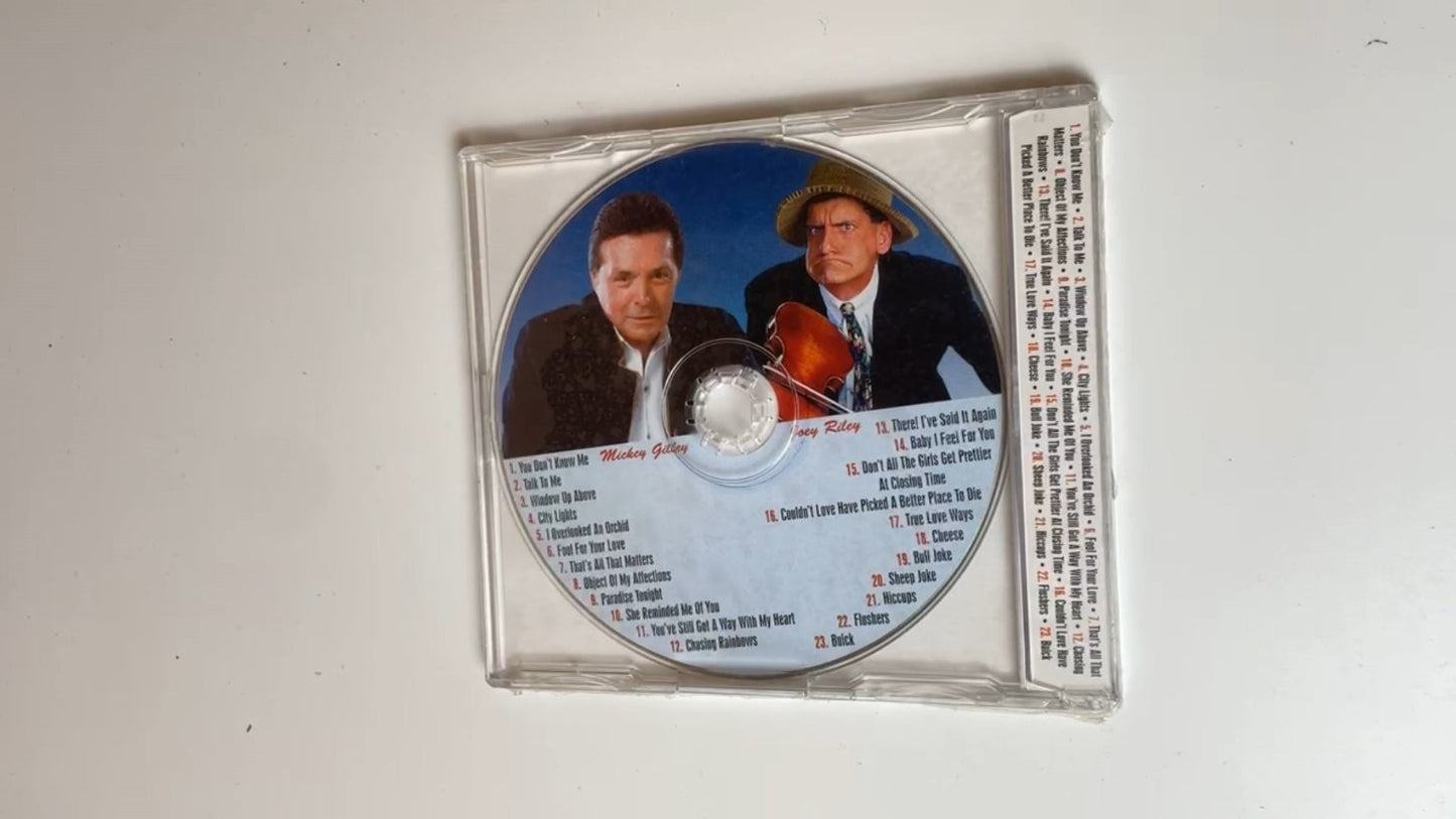 NEW Mickey Gilley & Joey Riley Bonus Tracks CD 2 in 1 Country Comedy CD Special