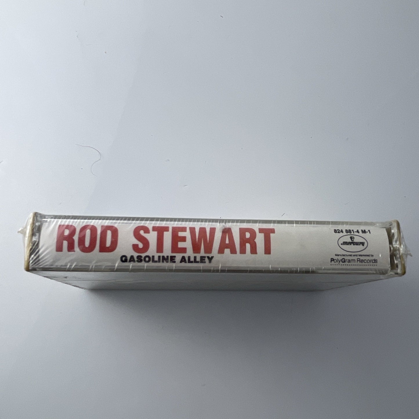 New Sealed Rod Stewart Gasoline Alley Cassette Tape Mercury Records Hype Sticker