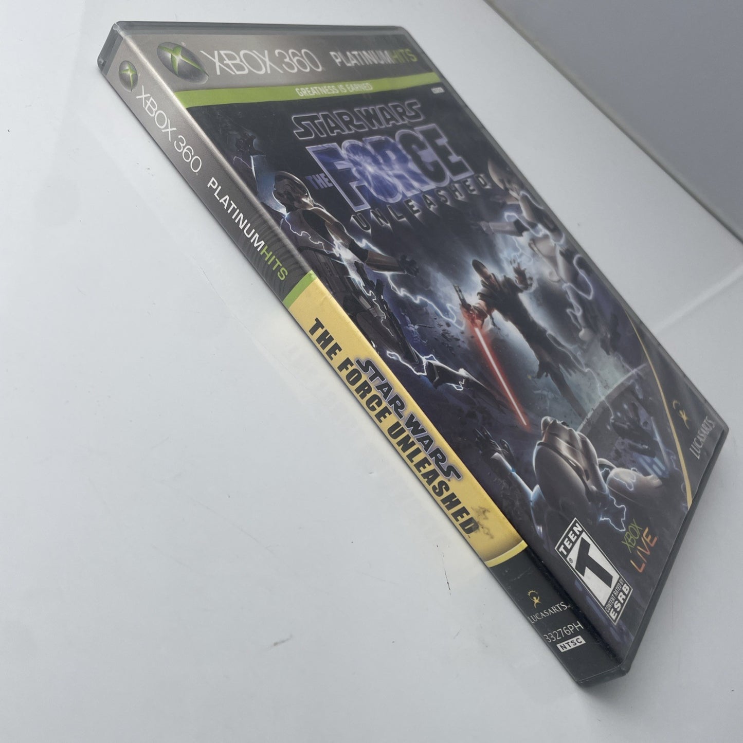Star Wars: The Force Unleashed (Xbox 360, 2008) Tested Working **No Manual**