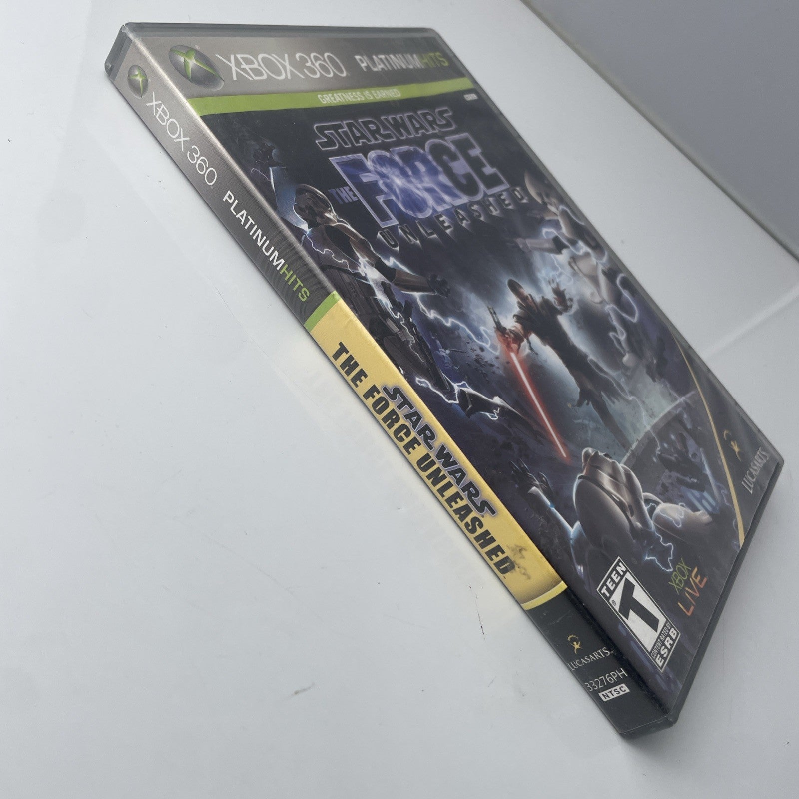 Star Wars: The Force Unleashed (Xbox 360, 2008) Tested Working **No Manual**