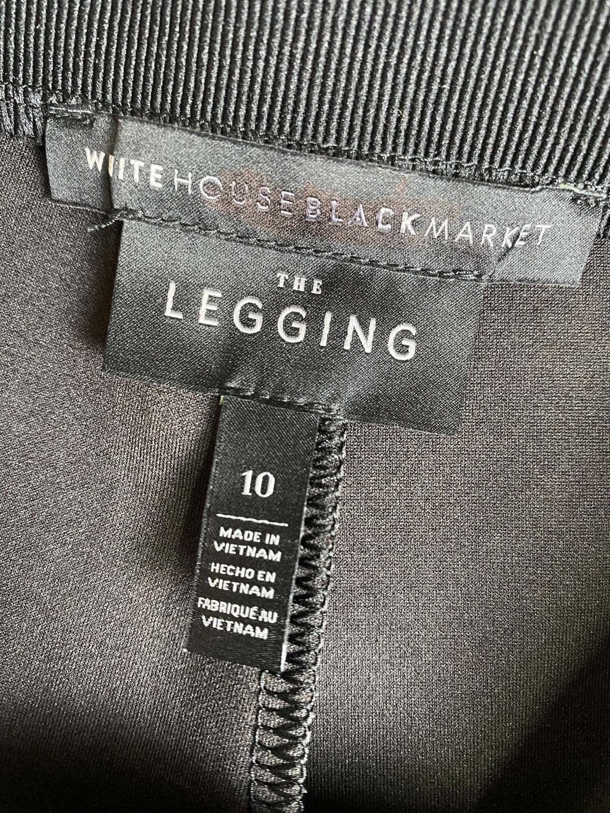 White House Black Market Leggings Womens 10 Gray Faux Suede High Rise Ankle