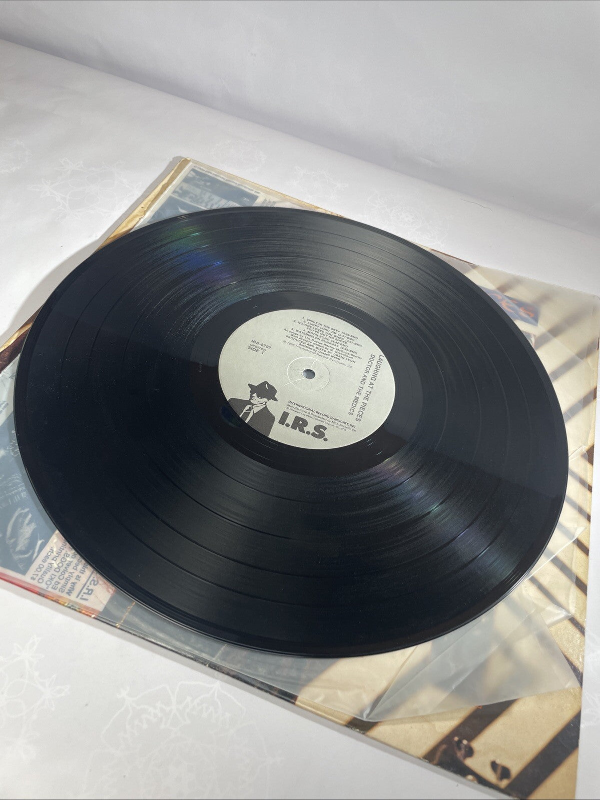 PROMO STAMP DOCTOR & THE MEDICS - LAUGHING AT THE PIECES UK 1986 Vinyl LP Record