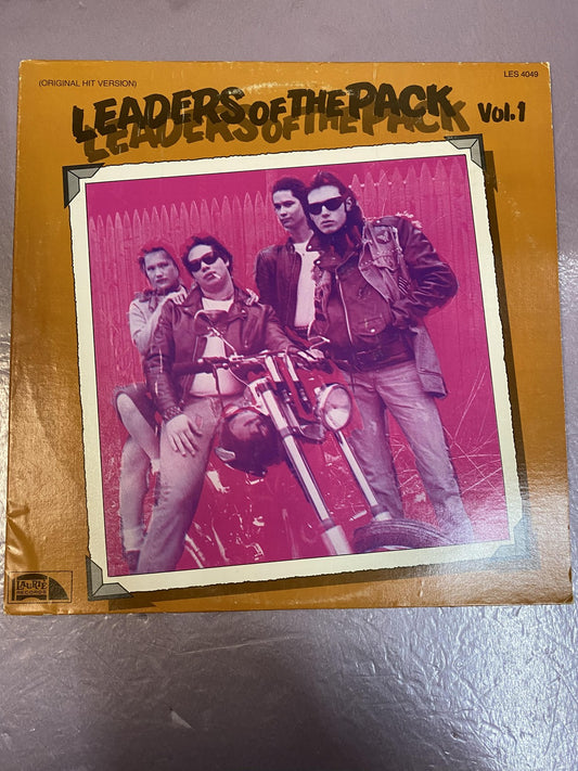 Vintage Leaders Of The Pack Vol. 1 12" Black Vinyl LP Laurie Records Oldies Pop