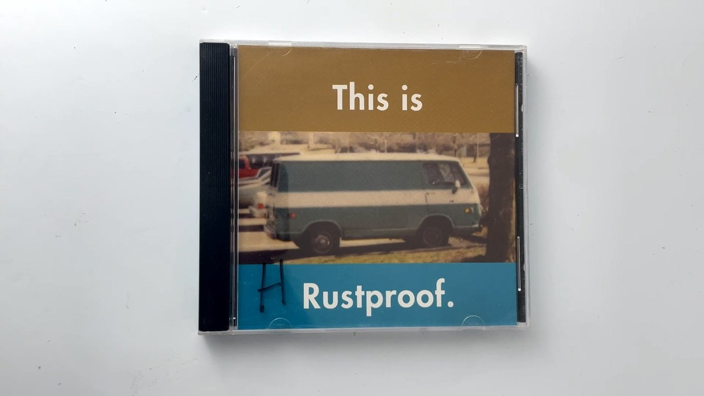 This is Rustproof CD 1997 Indie Rock Compilation Rustproof Records