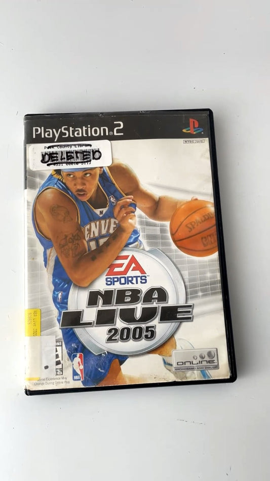 NBA Live 2005 PlayStation 2 Video Game Multiplayer Online