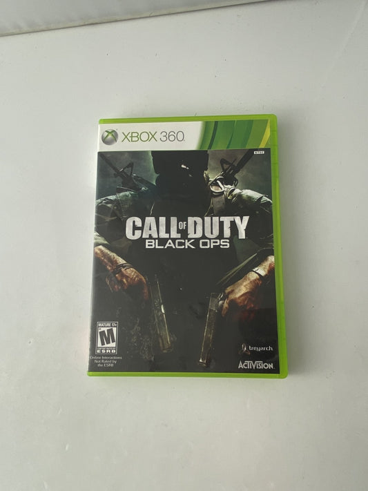Call of Duty Black Ops Xbox 360 Video Game Multiplayer Zombies Co-Op FPS