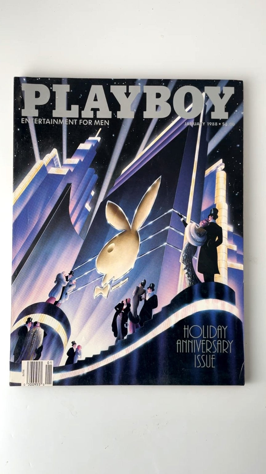 Playboy January 1988 Vol 35 No 1 Arnold Schwarzenegger Interview Illustrated