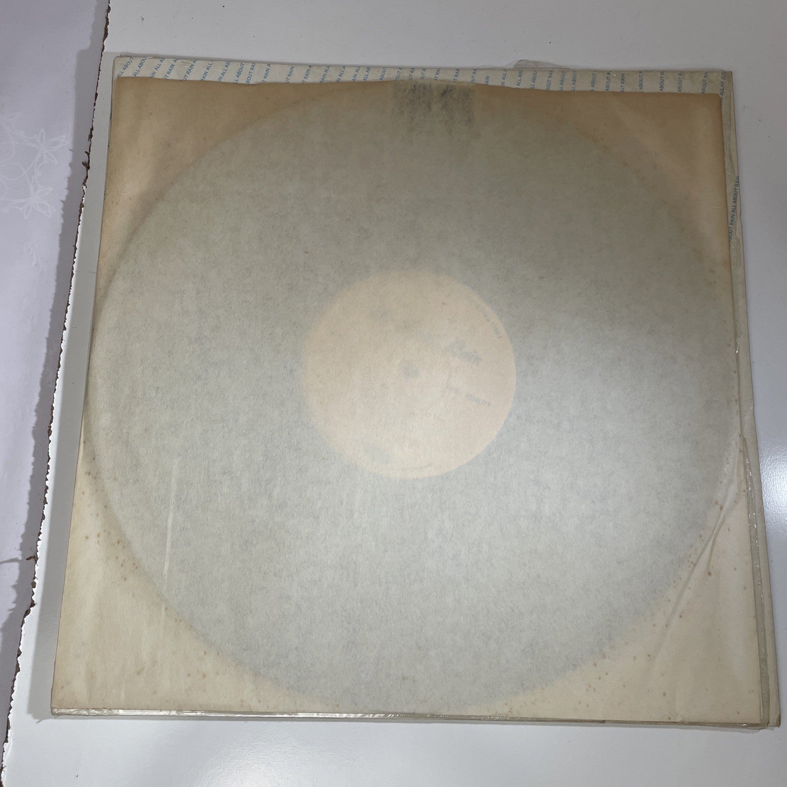 Various Rare Obscure All About Rain - For US Royal Tires (LP, Undated, 60's) VG