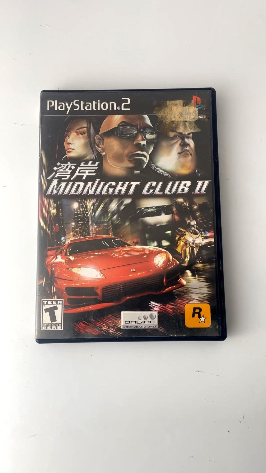 Midnight Club II PlayStation 2 Video Game Multiplayer Racing NO MANUAL