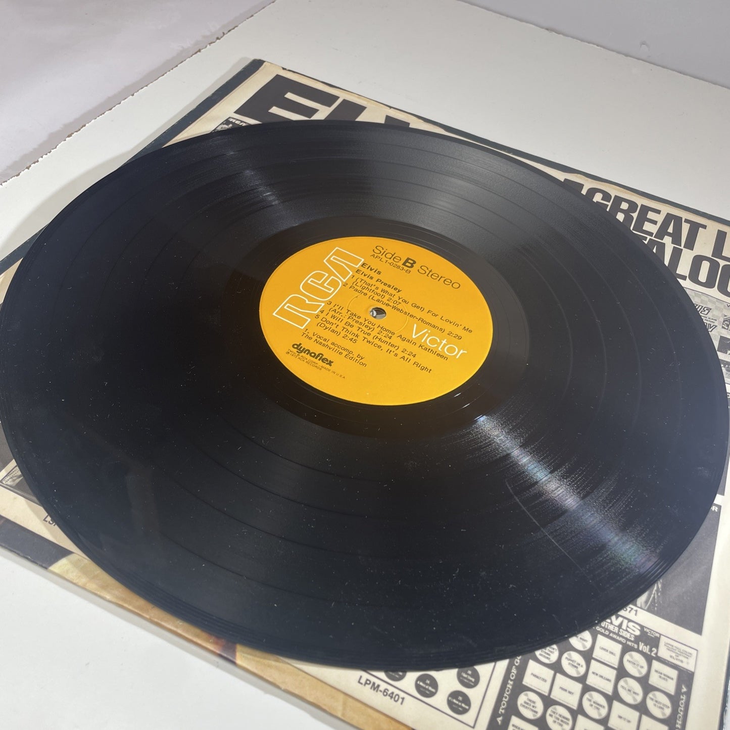 Elvis Presley – Elvis - 1973 -  Vinyl LP It's Still Here RCA Victor Very Good