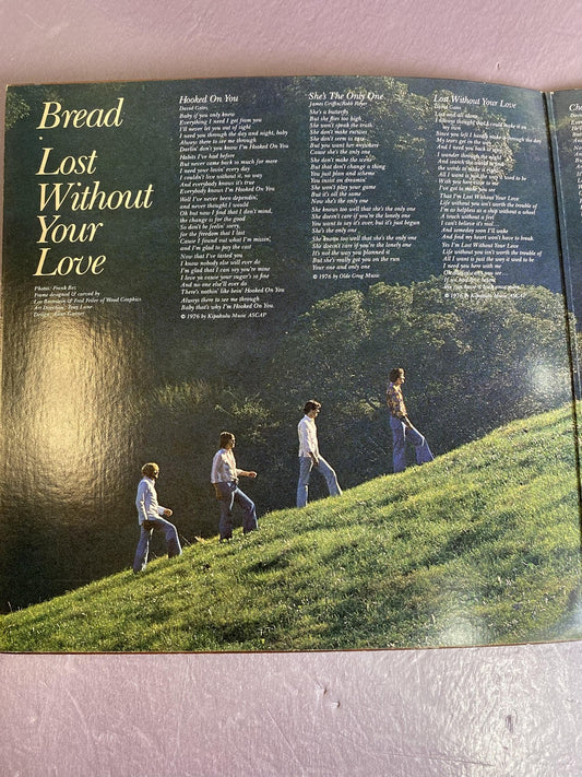 Vintage Bread Lost Without Your Love 12" Vinyl LP 1977 Elektra Soft Rock Promo