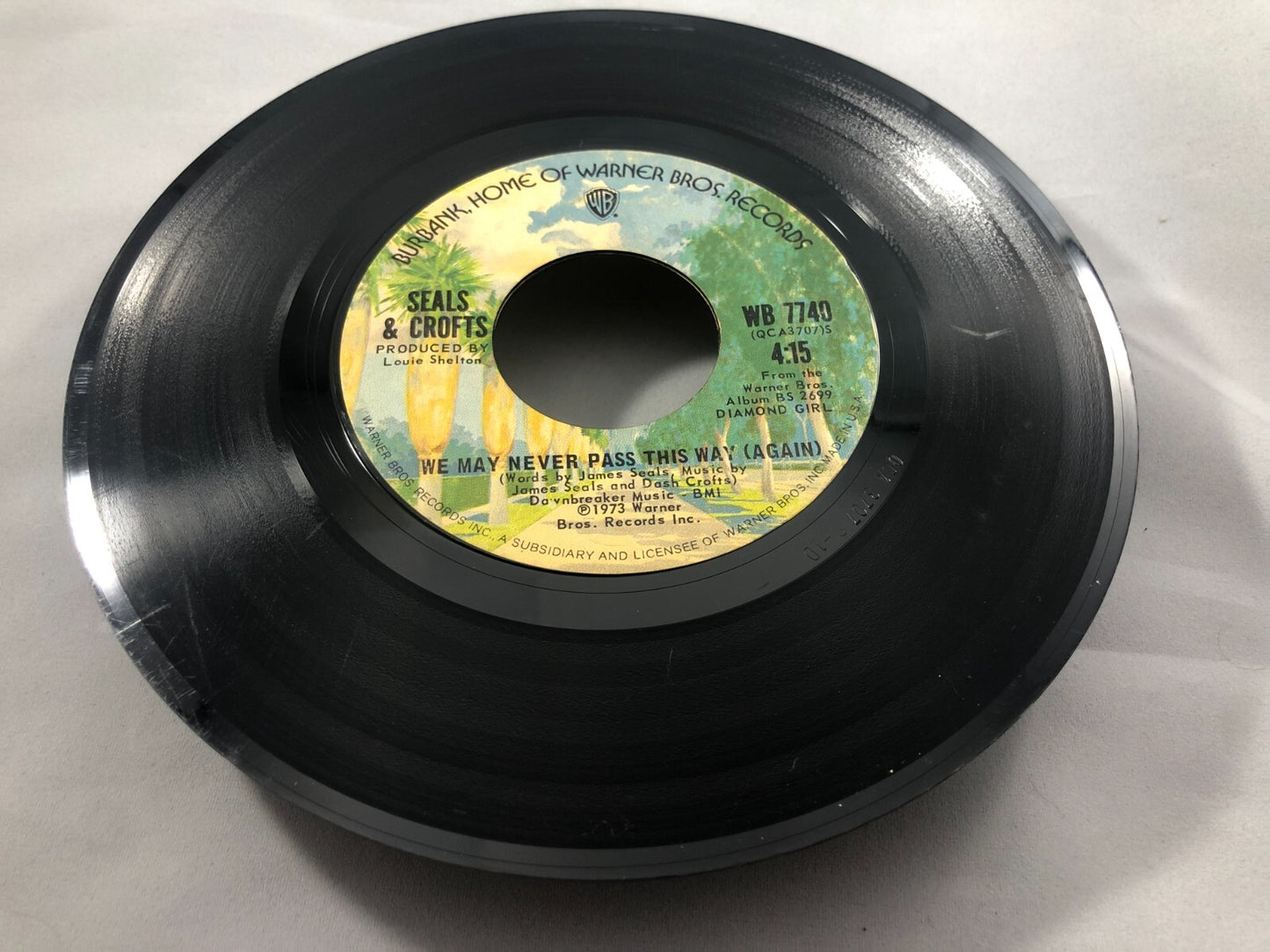 Seals & Croft - Jessica - Warner Bros (45 RPM 7”) (RC5) G+