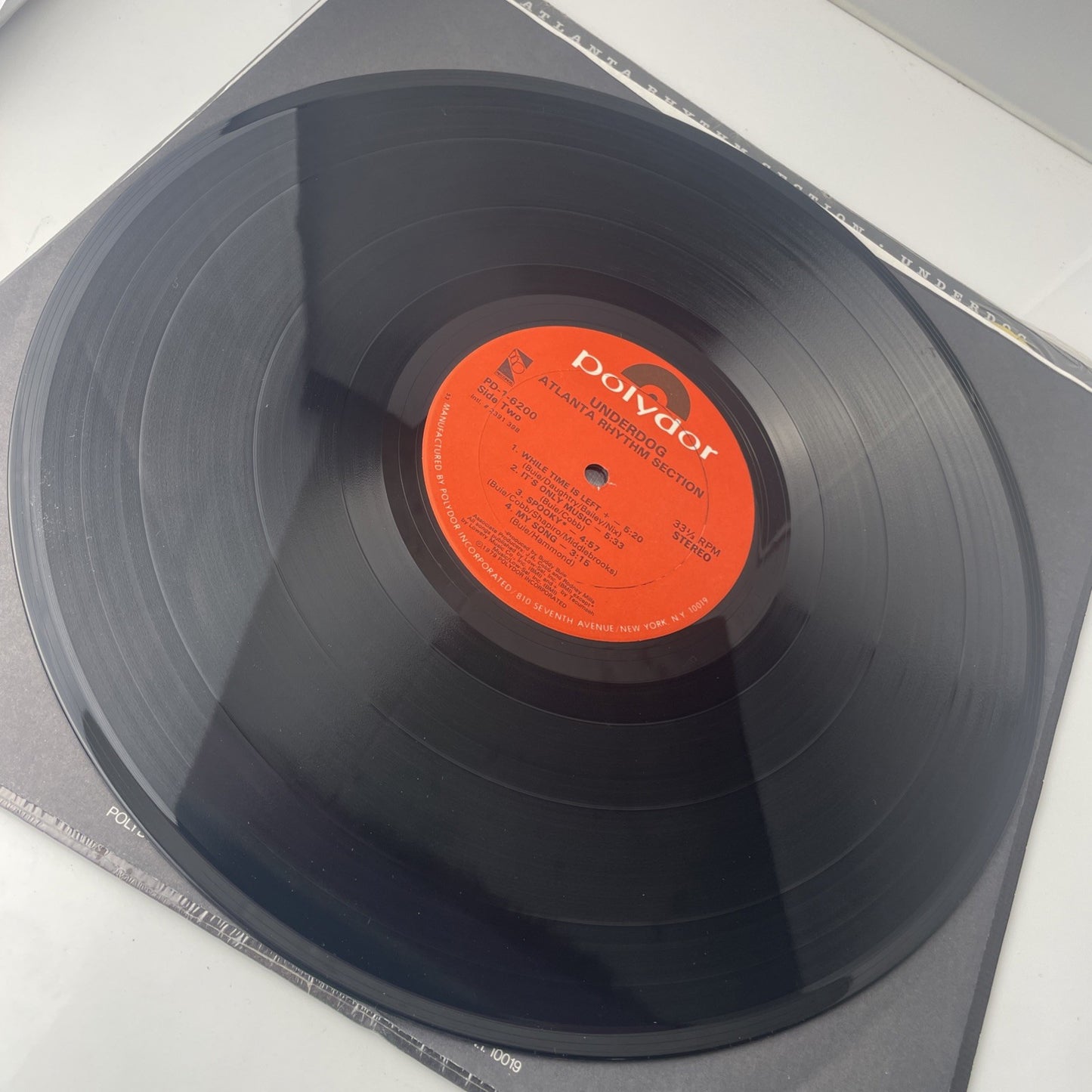 Atlanta Rhythm Section ARS Underdog Vinyl LP Polydor 1-6200 1979 Peaches Sticker