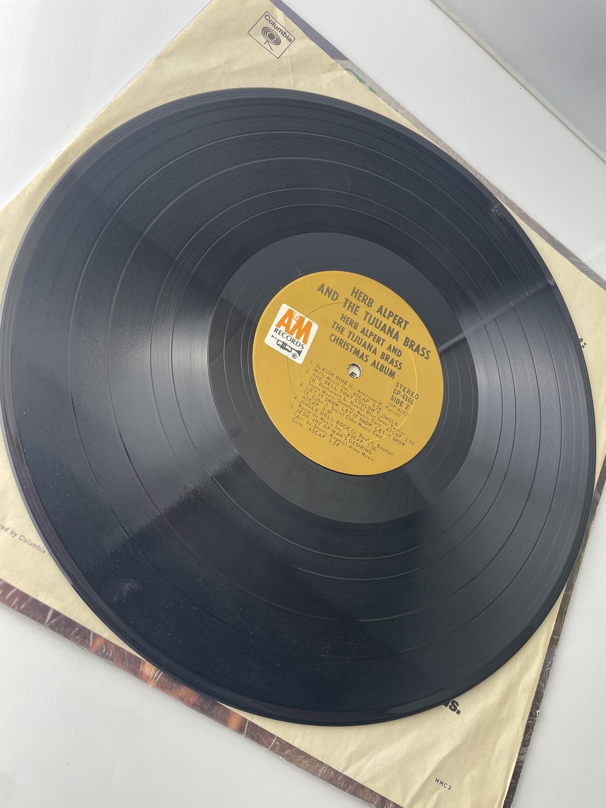 Vintage Herb Alpert Tijuana Brass Christmas Album Vinyl A&M SP-4166 Jazz 1968
