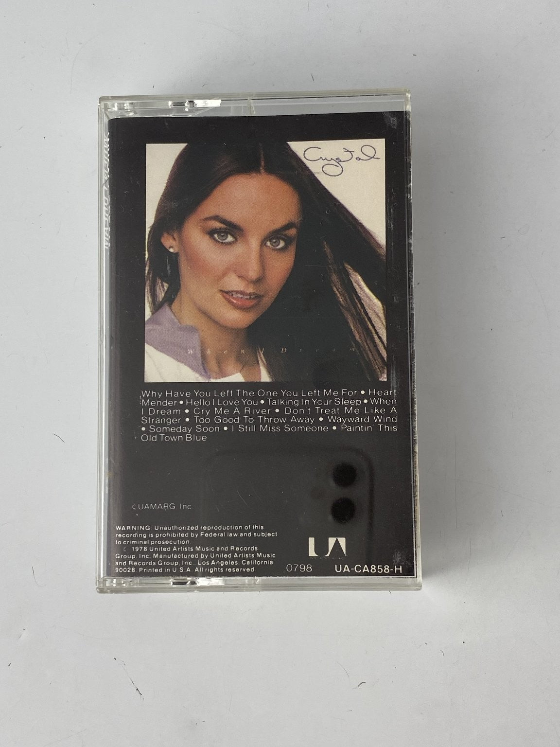 Crystal Gayle - When I Dream Cassette 1978 United Artists UA-CA858-H