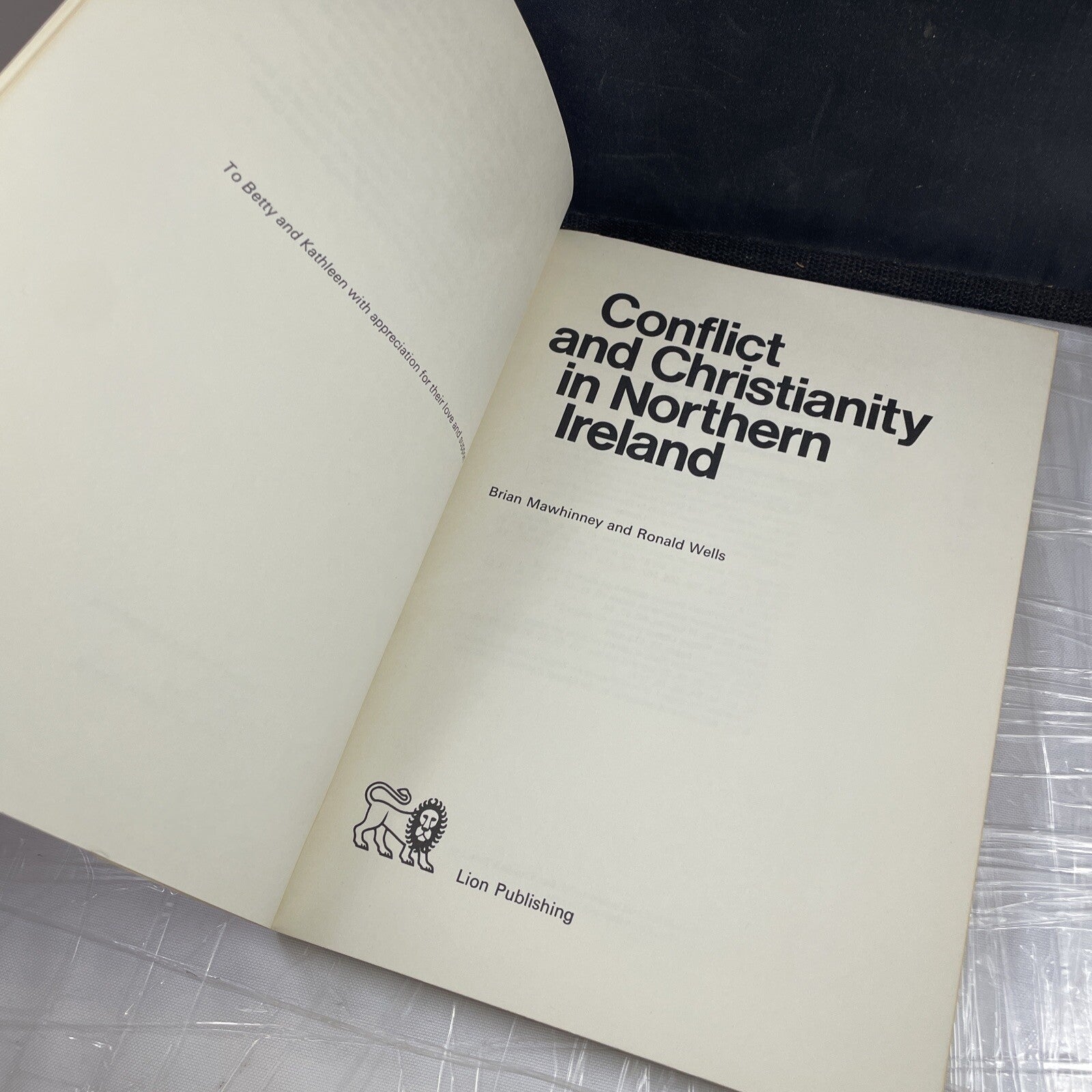 Rare History Book Conflict And Christianity In Northern Ireland Paperback 1970s