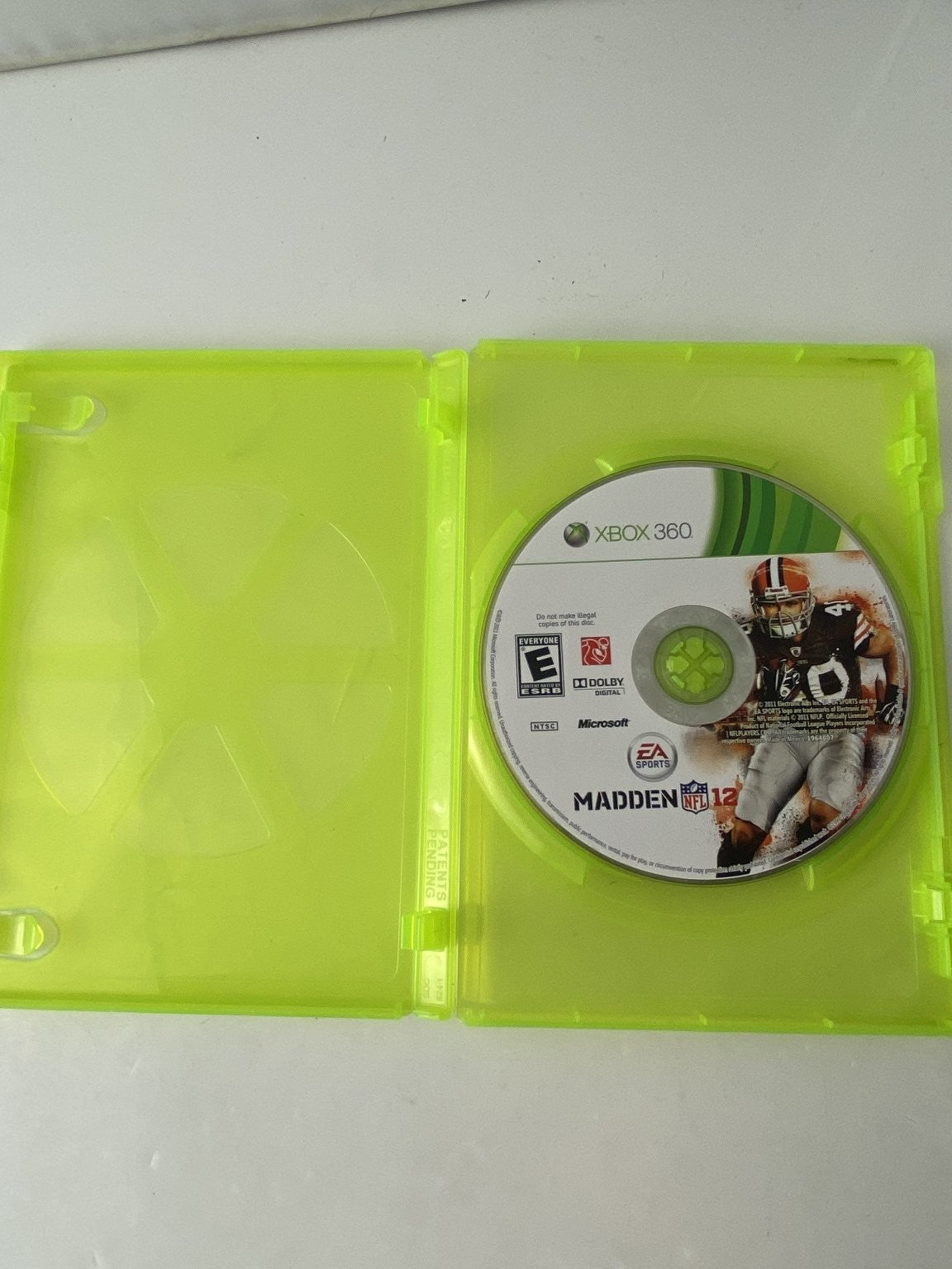 Madden NFL 12 Xbox 360 Video Game Football Sports EA Simulation