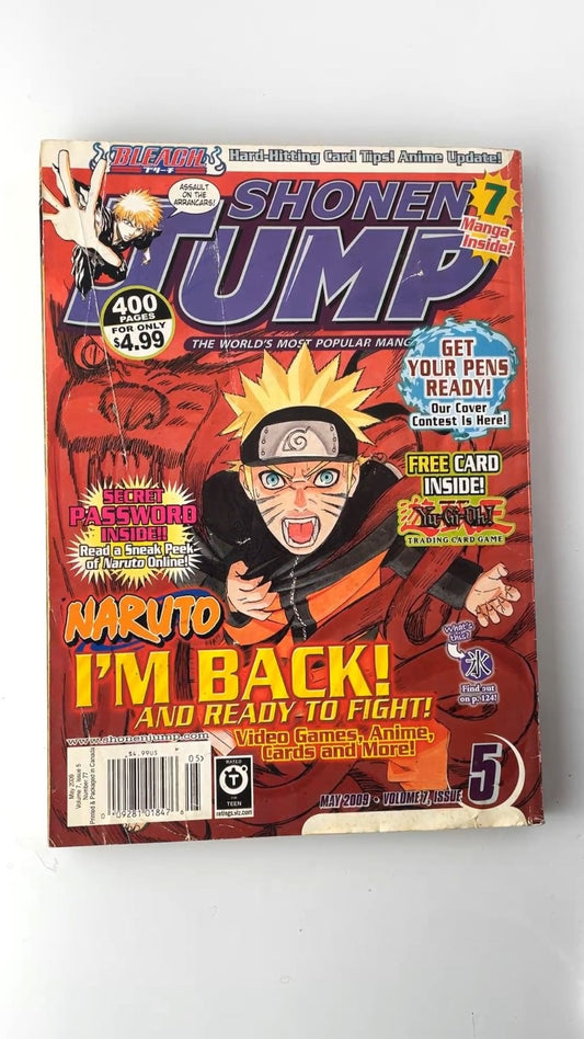 Shonen Jump May 2009 Volume 27 Issue 5 Naruto Bleach Yu-Gi-Oh!