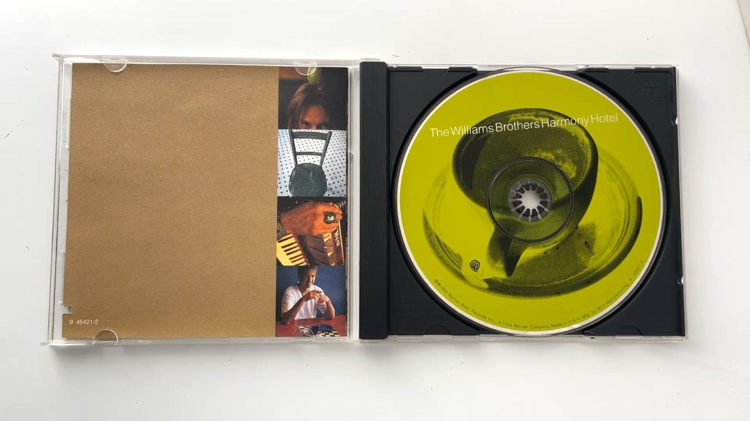 The Williams Brothers - Harmony Hotel CD 1993 Warner Bros. Pop Rock