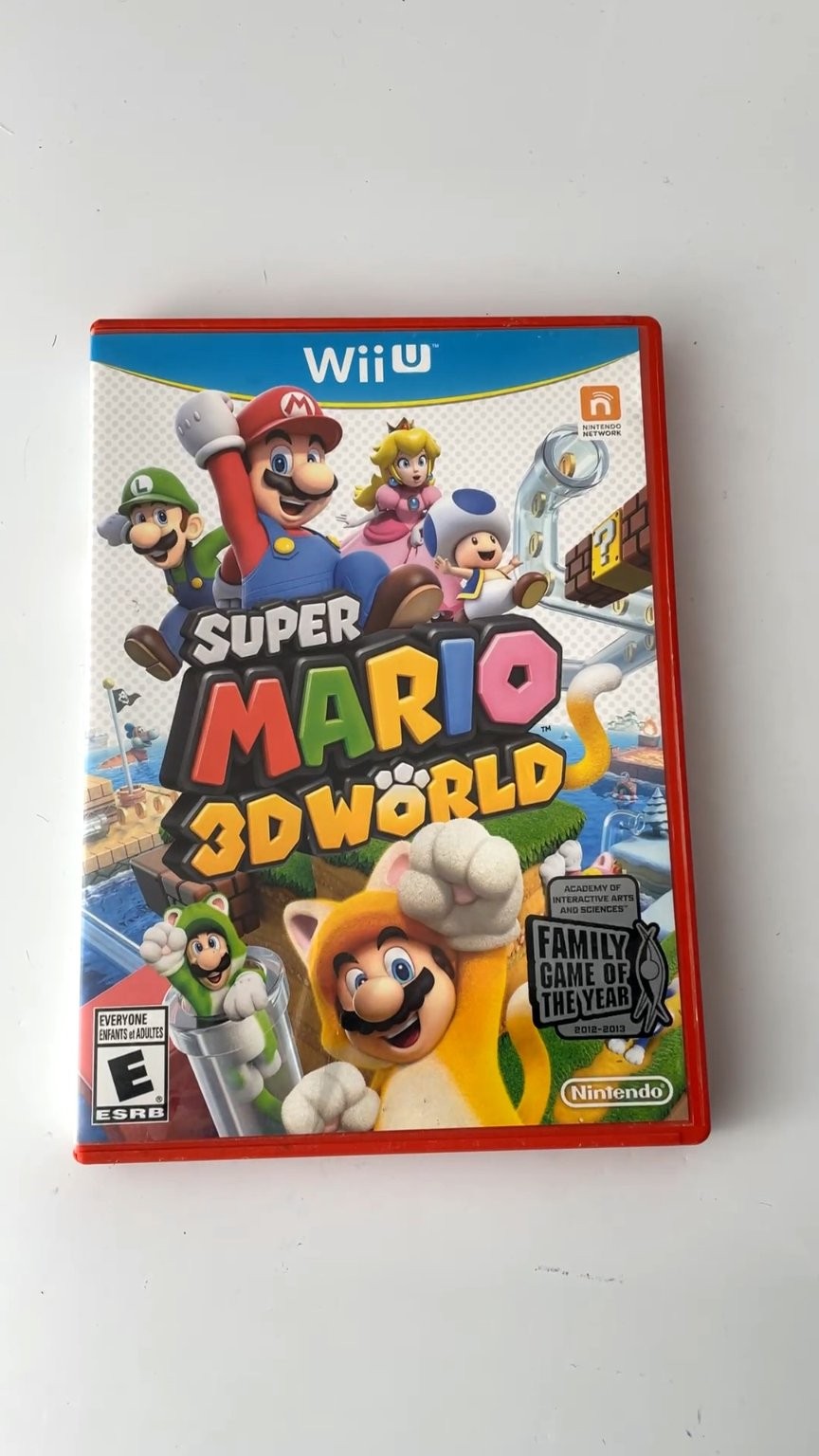 Super Mario 3D World Wii U Video Game Multiplayer Family Game