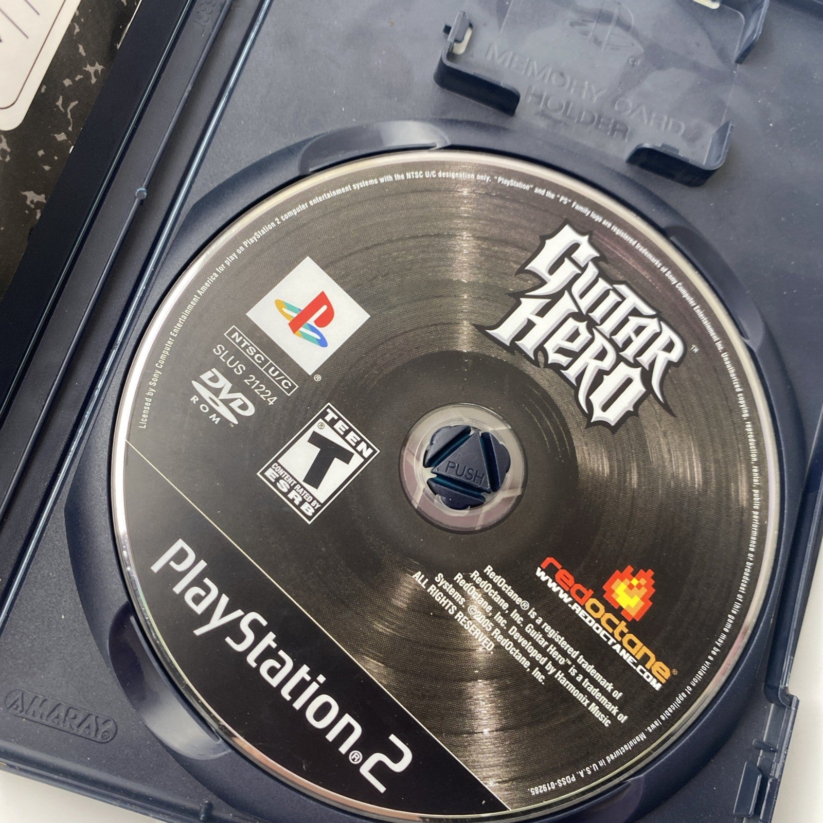 Guitar Hero 1 (PS2 PlayStation 2, 2006) Black Label Tested + Working