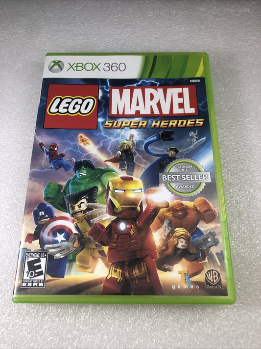 LEGO Marvel Super Heroes (Microsoft Xbox 360, 2013) No Manual