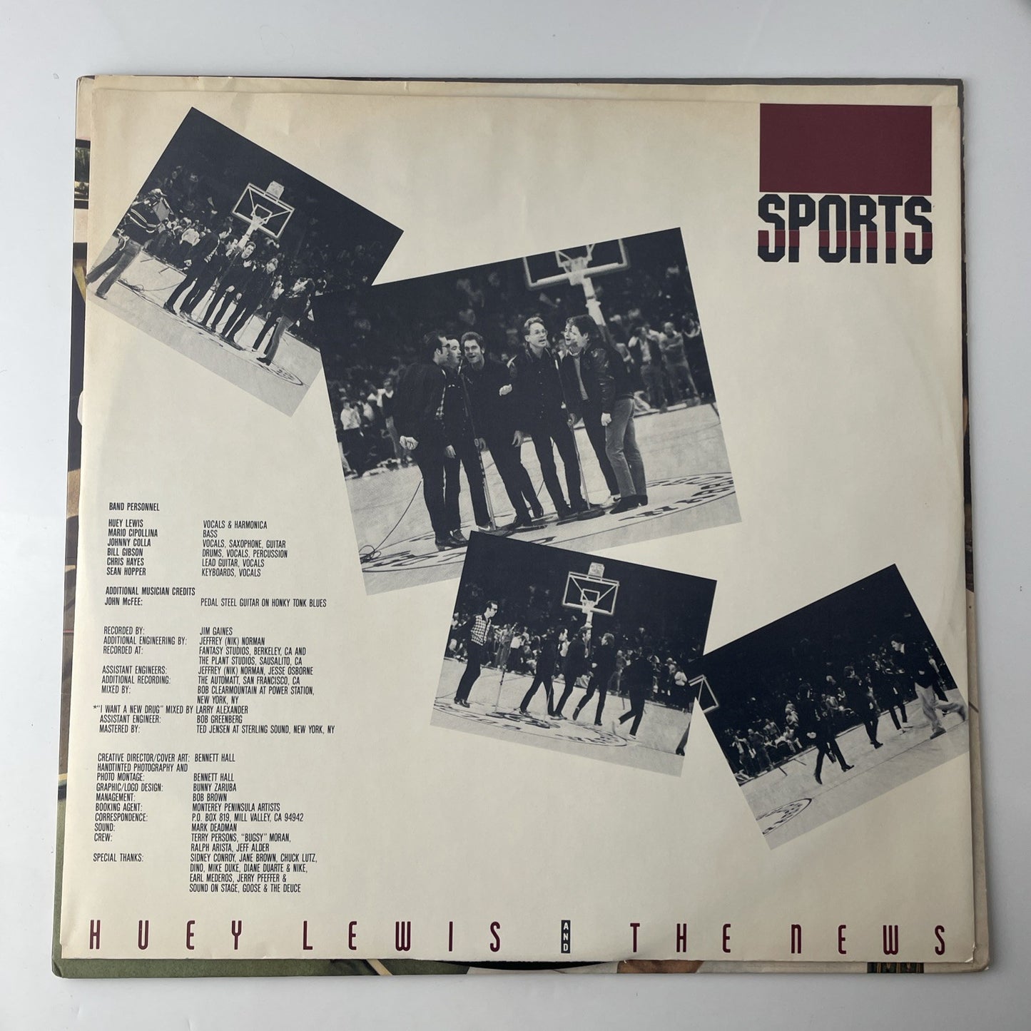 Huey Lewis and The News - Sports - 1983 Chrysalis Rock 12" Vinyl LP Record - VG+