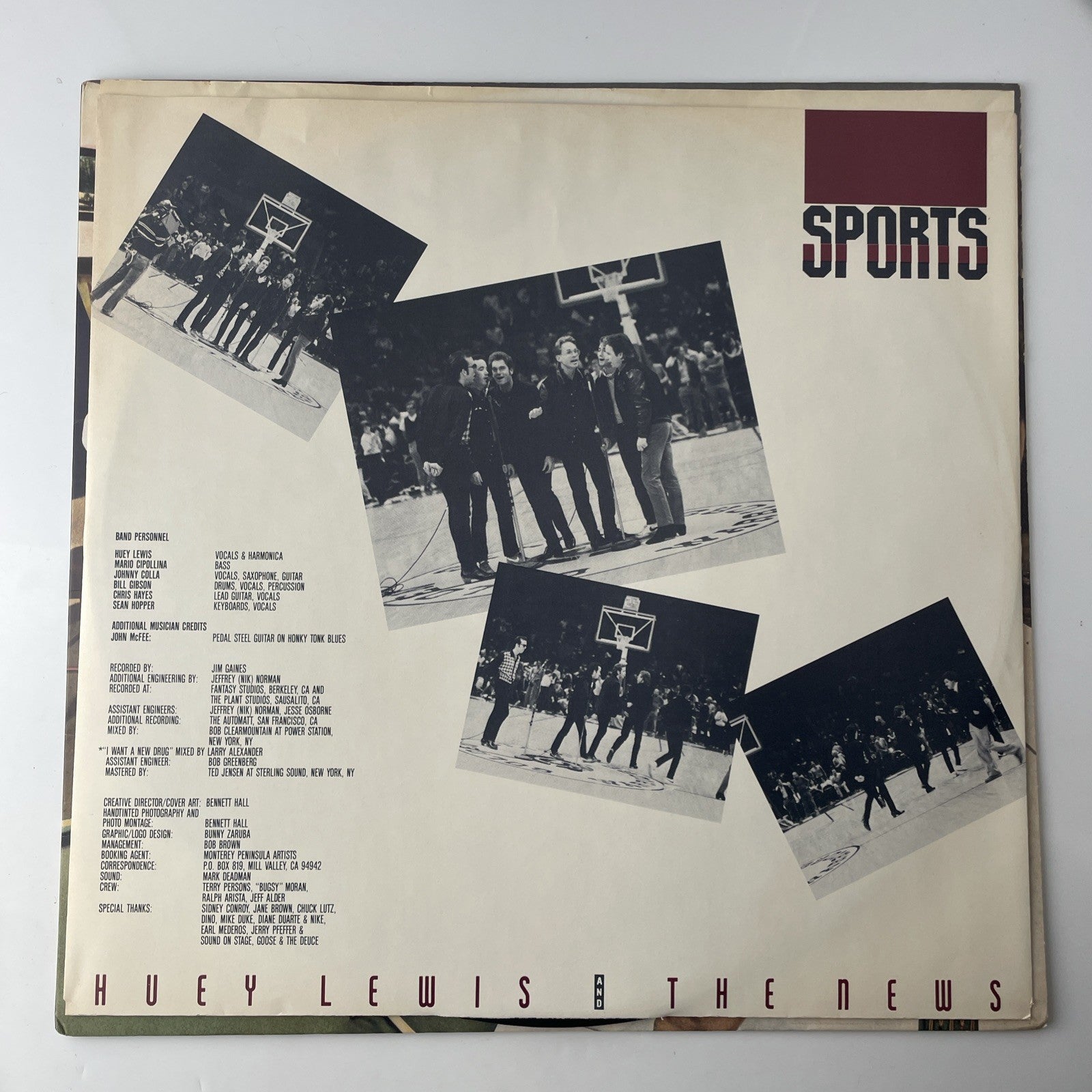 Huey Lewis and The News - Sports - 1983 Chrysalis Rock 12" Vinyl LP Record - VG+