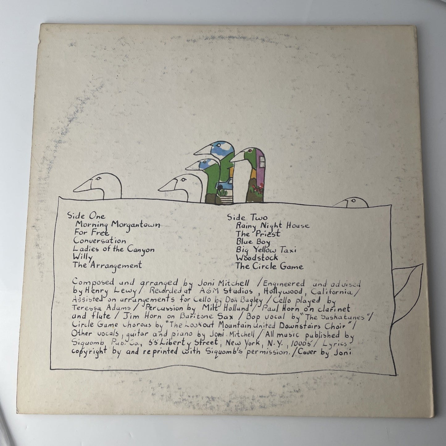 [FOLK/POP]~EXC/VG LP~JONI MITCHELL~Ladies Of The Canyon~[1970~ Original