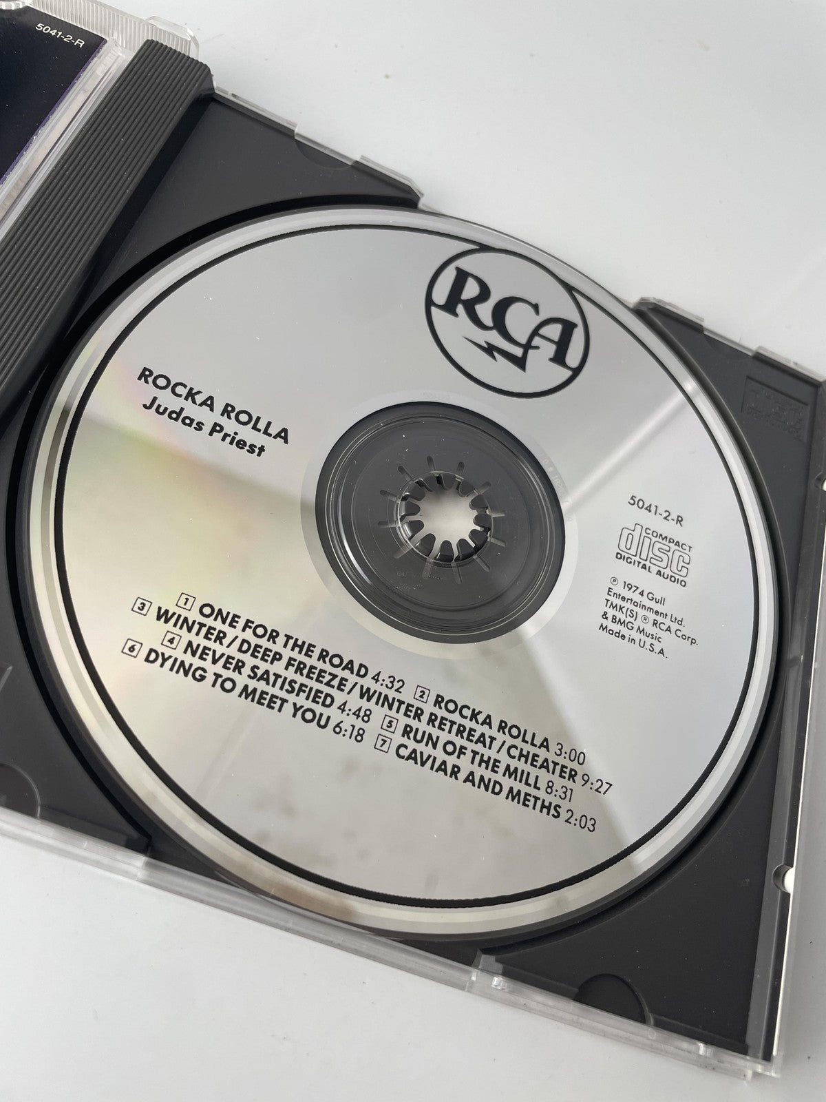 Vintage Judas Priest Rocka Rolla CD Album 1987 RCA Digitally Remastered 5041-2-R