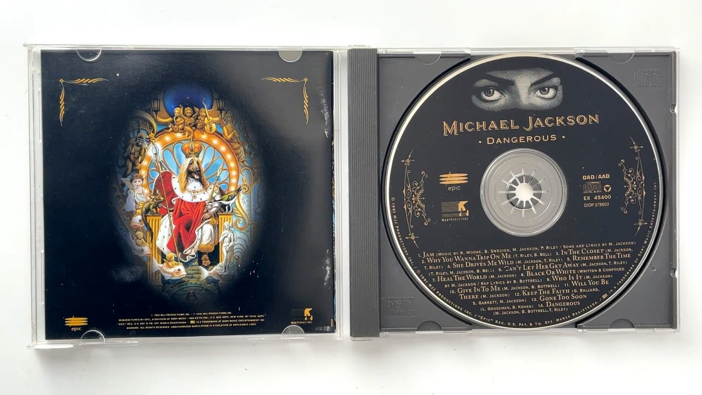 Michael Jackson - Dangerous CD 1991 Original Epic Pop R&B EK 45400