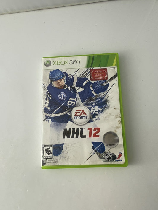 NHL 12 Xbox 360 Video Game Hockey Simulation Multiplayer EA Sports