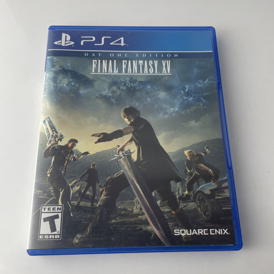 Final Fantasy XV Day One Edition Sony PlayStation 4, 2016 CIB WORKING TESTED